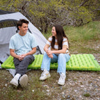 ATEPA ThermAir Backpacking Inflatable Sleeping Pad, 6 R-Value Insulated Ultralight Portable Camping Pad Sleeping Mat with 7 Layers & Storage Bag for Camping Backpacking Tent, Wide Long Size (72"x25")