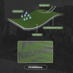 Naturehike Mongar 2 Person 3 Season Camping Tent Ultralight Backpacking Tent for Hiking Cycling