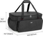 samdew Portable Grill Carry Bag Compatible with Weber 1141001 Go-Anywhere Gas Grill, Outdoor Camp Grill Cover Compatible with Weber 121020 Go-Anywhere Charcoal Grill, Bag Only (Patented Design)