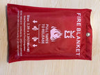 Fire Blanket for Kitchen Home Emergency - Fiberglass Blankets Fire Survival Suspension Flames Retardant Extinguisher Great for Stove Car Garage Office Camping Caravan BBQ Safety (4-Pack)