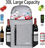FORICH Soft Cooler Backpack Insulated Waterproof Backpack Cooler Bag Leak Proof Portable Small Cooler Backpacks to Work Lunch Travel Beach Camping Hiking Picnic Fishing Beer for Men Women