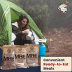 Ammo Can Man MREs (Meals Ready-to-Eat) Box A, Genuine U.S. Military Surplus, Menus 1-12 by Rothco