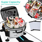 Waterproof PVC Material Paddleboard Cooler Deck Bag,40 cans Sup Deck Cooler Bag,Cooler Bag for Paddleboard,Lunch Box Cooler Insulated Bag,Camping Cooler Bag,Kayak Cooler Bag