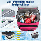 Backpack Cooler Insulated Leak Proof for Men Wowen 36 Cans Soft Cooler Backpack Insulated Waterproof Large Capacity Coolers Bag Portable for Lunch Camping Travel Picnic Hiking
