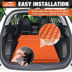 SUV Air Mattress, Self-Inflating Memory Foam Car Bed Mattress for SUV, Travel Camping Car Sleeping Pad with Storage Bag