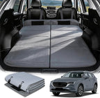 Car Bed for Mazda CX5, Foldable Non-Inflatable Memory Foam Camping Mattress, Thickened Portable SUV Trunk Sleeping Pad, Air Mattress Upgrade for Camping & Travel Essentials, With Storage Bag, Gray