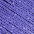 Fluorescent Reflective 550 Type III Guyline Tent Rope Camping Survival Cord High-Visibility Paracord (Reflective Purple, 25 Feet)