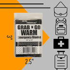 MCR Medical Supply SB2-200 Silver Mylar Emergency Blanket, 84" x 52" (Pack of 200)