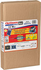 Optimate Solar Duo 10W Travel kit, TM522-D1TK, 6-Step 12V / 12.8V 0.8A Weatherproof Solar Battery Saving Charger & maintainer