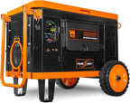 WEN 15000-Watt Weatherproof Home Backup Portable Generator, 120V/240V, Tri-Fuel with Cyclone Shield Weatherproofing Technology, 550cc Engine, Remote Electric Start, Wheel Kit, & CO Watchdog (TF1500XR)