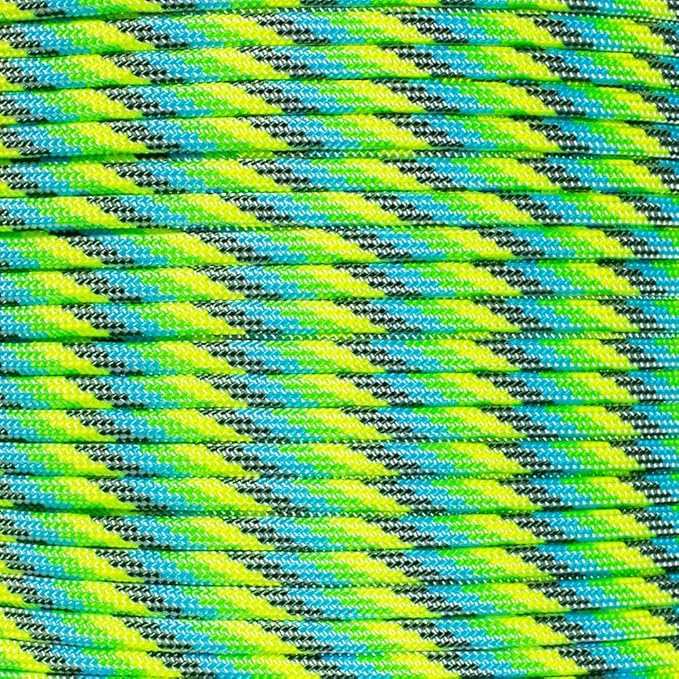 Paracord Planet 550 Paracord – 200+ Colors – Hanks from 10-100 Feet and Spools of 1000 Feet – Great Multi-Use Cord!