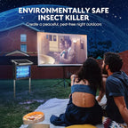 Solar Bug Zapper Outdoor, Waterproof Mosquito Zapper Outdoor Solar Powered, 4500V Electric Bug Zapper Indoor w/Smart Light Sensor, Mosquito Trap Fly Zapper for Patio Kitchen Garage Yard Camping