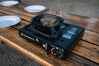 Stansport Portable Outdoor Butane Stove, Black, 13.38" L x 10.82" W x 4.33" H