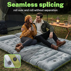 Sleeping Pad, 6 Inch Velvet Sleeping Mat Camping Self Inflating Sleeping Pad for Camping Built-in Foot Pump, Compact Ultralight Sleeping Pad Backpacking for Travel Hiking Tent Outdoor Camp Gear