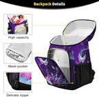 Tropical Pineapples Fruits Cooler Backpack Insulated Leak Proof Beach Cooler Bag Soft Lunch Picnic Hiking Camping Backpack Cooler
