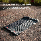 Inflatable Camping Mats Air Mattress with Pillow, Self-Inflating Sleeping Pad, Portable Outdoor Tourist Mat for Hiking Climbing Backpacking Tent(Navy)