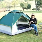 SFKLYU Outdoor Camping Tent 3/4 Person Waterproof Camping Tents Windproof Outdoor Backpacking Tent for Travel Hiking