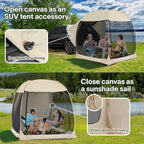 Alvantor SUV Tailgate Tent, Instant Pop Up Car Tent Creates Extra Living Space, UV Protection, Quick Setup in Seconds for Family, Road Trips, Tailgating, Beach, Outdoor Camping