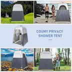 Instant Camping Shower Tent, Privacy Shelter, Portable Outdoor Sun Shelter for Camping Beach Hiking Fishing, 1 Room/2 Rooms