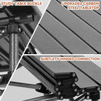 Opliy Folding Camping Table,Portable Table for 1-2 Persons -Collapsible Table Lightweight with Carry Bag for Camping, Hiking, Picnics, BBQs, Beach Trips & Tailgating(16.5 inch).