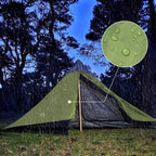 Night Cat Ultralight Tent 1 Person with Internal-Frame Hiking Backpack 100L for Professional Backpacker Hiker 2 LBS Only Lanshan Backpacking Tent Heavy Rain Waterproof Trekking Pole Not Included