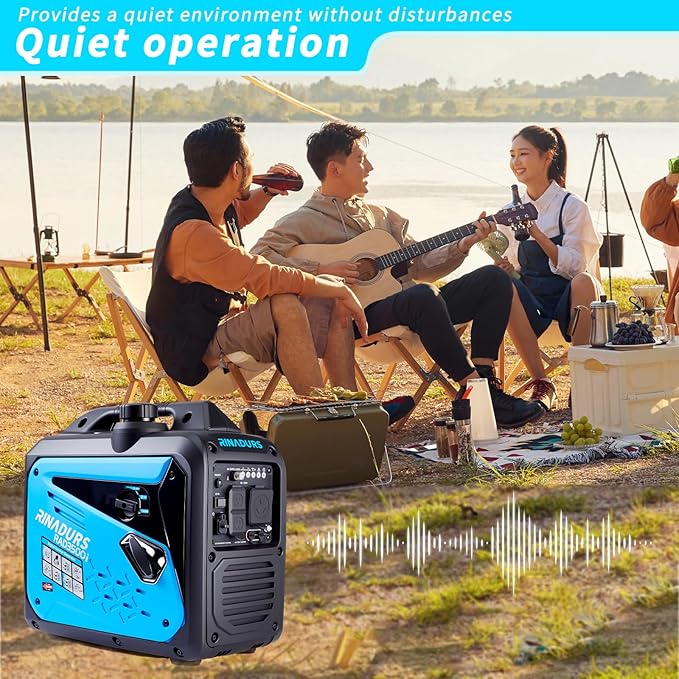 3500 Watt inverter generator, quiet and portable, suitable for home backup power, outdoor camping, and construction sites.EPA Compliant