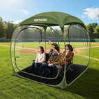 ARCTICSEA Thickened PVC Sports Tent - All-Weather Shelter Pod for 2-6 Person, Pop-Up Shelter, Instant Setup, Removable Top & Sealed Floor for Outdoor Events, Soccer, Rugby