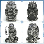 King'sGuard 100L Camping Hiking Backpack Molle Rucksack Military Camping Backpacking Daypack