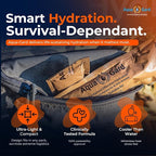 Aqua-Gard Emergency Water Gel - Survival Water Pouches for Disaster Relief | 200% More Effective Hydration | Emergency Water Pouches for Water Emergency Kit Supply for Extreme Conditions (10 Pack)