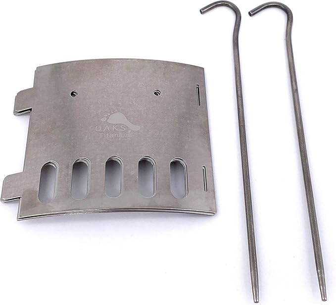 TOAKS TiStand Titanium Alcohol Stove Dual Stand & Windscreen