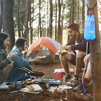 Membrane Solutions Gravity Water Filter Pro 6L, NSF/ANSI 42&372&401 Certified, 0.1 μm Versatile Water Purifier Camping with Adjustable Tree Strap Storage Bag, Survival Gear for Emergency Preparedness