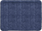 EMMA + OLIVER Inflatable Air Mattress - Queen Mattress, Flocked Top, Puncture Resistant, 18'' Thick, 650LB Capacity, Ideal for Camping, Guest Room, RV Travel, Plug-in Pump & Carrying Case Included