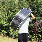 1000W Solar Panels 12V Flexible Solar Panel Kit, Complete Portable Solar Battery Charger Phone with 100A Controller Camping Home