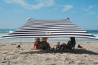 Neso Grande Portable Beach Tent Sun Shelter - Lightweight Beach Shade Canopy - Easy Setup for Family Outings - Patented Reinforced Corners - UPF 50+ Sun Protection - 7ft Tall, 9 x 9ft