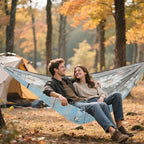 Wood Wall with White Daisies Camping Hammock Single Portable Hammocks 330 lbs Capacity with 2 Tree Straps and Attached Carry Bag,Perfect for Outdoor,Indoor,Beach,Camping,Travel