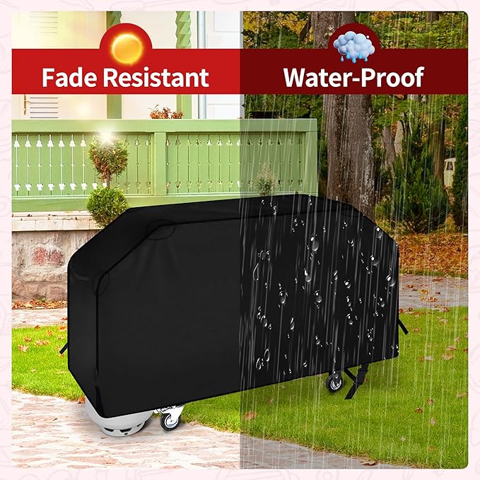 NEXCOVER Griddle Cover for Blackstone 36 Inch Griddle, Water-Proof Heavy Duty Material, Flat Top Grill Cover with Support Pole for Camp Chef 600 and More 4-Burner Griddle