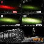 Sofirn HS43 Headlamp with Red Light, 3200 Lumen Rechargeable LED Headlamp Waterproof With Magnetic Base for Adults, Perfect for Camping, Hiking, Hunting, Long Battery Life, Adjustable Rotary Switch