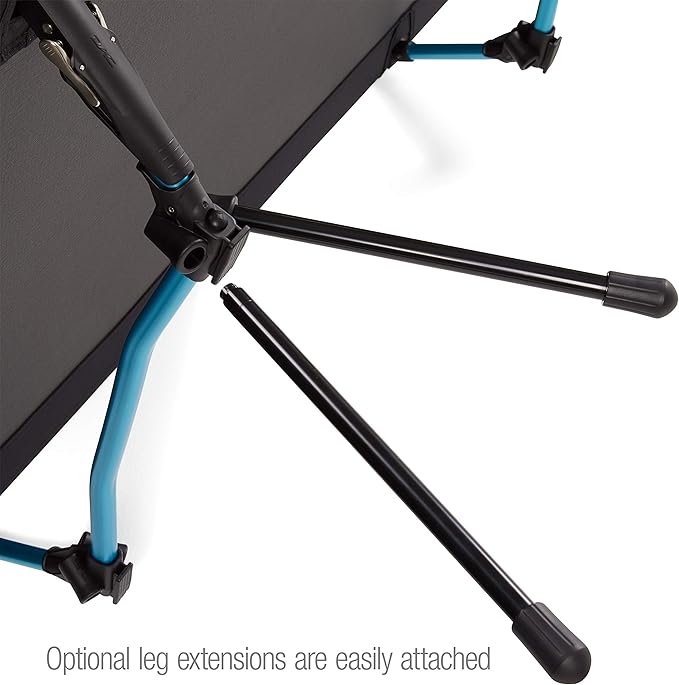 Helinox Cot Max Lightweight, Compact, Collapsible, Portable Camping Cot, Black