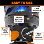 Jetboil Flash Java Portable Fast Boil Stove and Coffee Press for Camping and Backpacking, 1-Step Auto Ignition, Propane/Isobutane Burner