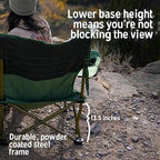 Kelty Lowdown Couch - 3 Person Capacity Camping Chair, Extra Large and Sturdy Bench for Campsites, Soccer Games, and Backyard Parties