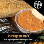 Ready Hour ABC Tomato Soup Case Pack – Freeze-Dried Emergency Food, Long 25 year Shelf Life Survival Soup, Quick Prep Camping Ready to Eat Meal and Self-Stable, – 24 Servings (6 Pouches)