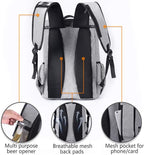 FORICH Backpack Cooler Leakproof Insulated Waterproof Backpack Cooler Bag, Lightweight Soft Beach Cooler Backpack for Men Women to Work Lunch Picnics Camping Hiking, 30 Cans