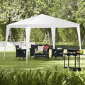 Tangkula 10 x 10Ft Outdoor Canopy Tent, Portable Wedding Party Event Tents for Party, Backyard, Outside