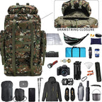 Hiking Backpack for Men 70L/100L Camping Backpack Military Rucksack Molle 3 Days Assault Pack for Climbing | Camping Backpack, 3 Days Assault Pack, for Climbing