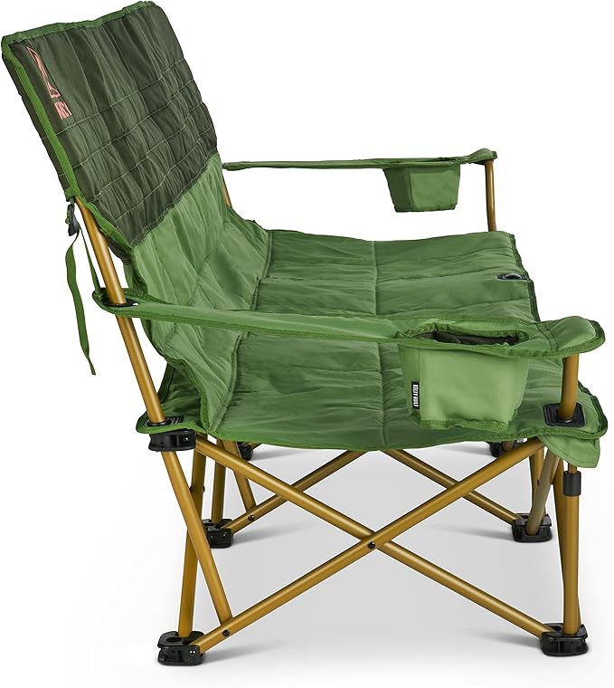 Kelty Lowdown Couch - 3 Person Capacity Camping Chair, Extra Large and Sturdy Bench for Campsites, Soccer Games, and Backyard Parties