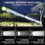 Rechargeable LED Spotlight Flashlight, Portable Camping Lantern 4800mAh, 7 Light Modes &Waterproof, Super Bright Handheld Spotlight for Hurricane Emergency, Outages, Camping, Hiking