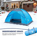 7.2 × 4 × 4 Feet Single Backpack Tent, Waterproof Camping and Hiking Tent can be Used by One Person, Light and Durable