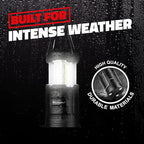 2 Pack Camping Lantern - Portable LED Battery Powered Lantern with Magnetic Base and Foldable Hook for Emergency Use or Campsites, Essential Hurricane Survival Kit | Batteries Included