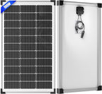 Voltset 100W 12V Solar Panel, High Efficiency 9BB Cell Monocrystalline Solar Panels IP67 Waterproof, Suitable for RV, Marine, Rooftop, Home, Yacht, Off-Grid Applications (100W Single Panel)