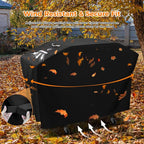 Griddle Cover for Blackstone 28 inch Griddle with Hood,Upgraded Rip-Proof & Waterproof Windproof 600D 5483 Grill Cover for Blackstone 2 Burner Griddle with Strap and Air Vent